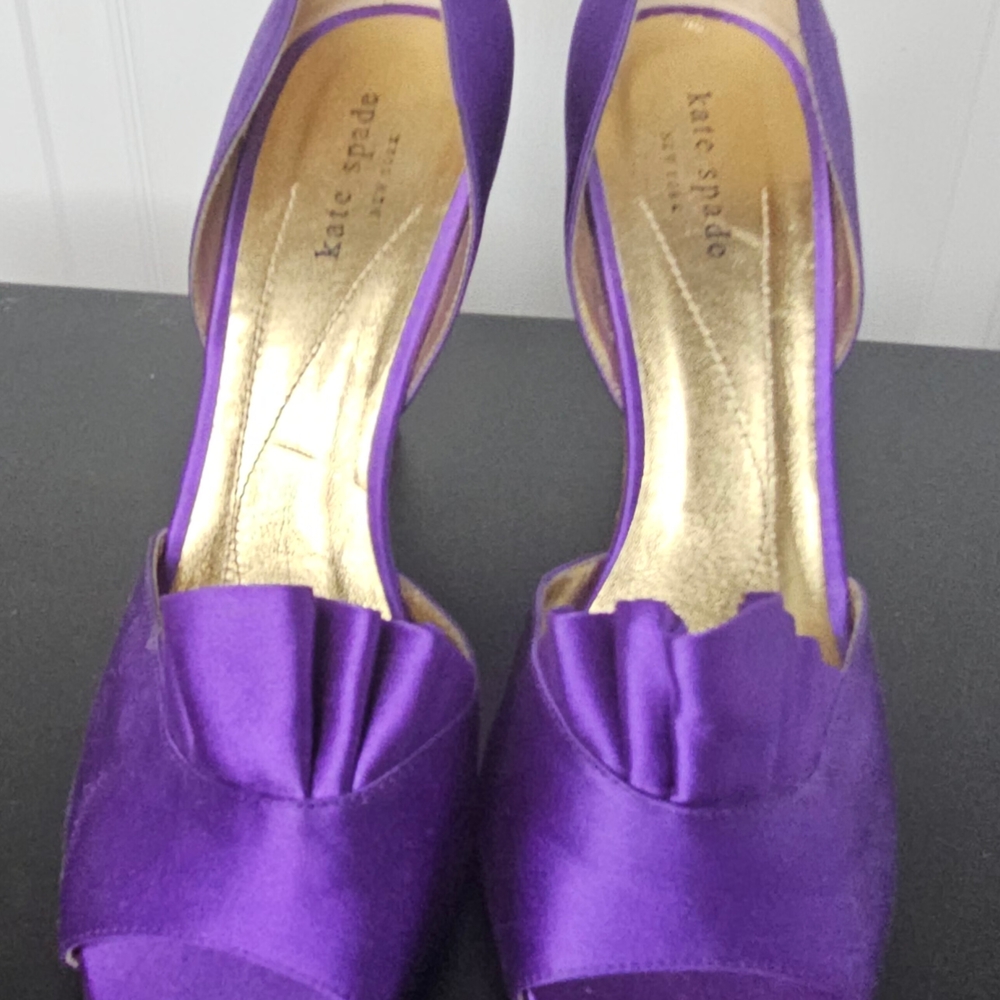Kate Spade Purple Stiletto Heels